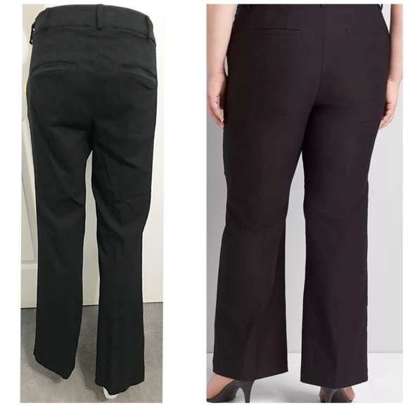 Lane Bryant “The Allie” Signature Fit All Seasons Stretchy Curve Hug Black Pants - Picture 2 of 6